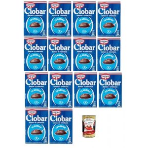 Cameo Ciobar Gusto Classico chocolat chaud soluble Chocolat instantan&eacute;, Istant hot chocolate, Adapt&eacute; &agrave; la pr&eacute;paration v&eacute;g&eacute;talienne, 14x 125g + Italian Gourmet polpa 400g (Italiaen Gourmet UK Ltd, neuf)