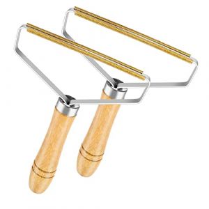 Brosse Manuel Anti Poil Lot de 2, Rasoirs Anti-Bouloches, Portable Lint Remover pour Manteau Tiss&eacute; Pull Tapis Rideaux Canap&eacute; (GuiZhouGangChuangZhuangXiuJianZhuJianCaiGongSi, neuf)