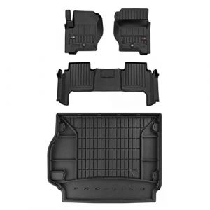 MOTOS Kit de tapis de sol en caoutchouc et tapis de coffre pour Land Rover Range Rover Sport I 2005-2013 Améliorez votre confort de voyage avec tapis antidérapant voiture 3D- Tapis de sol voiture tous (MOTOS EU, neuf)