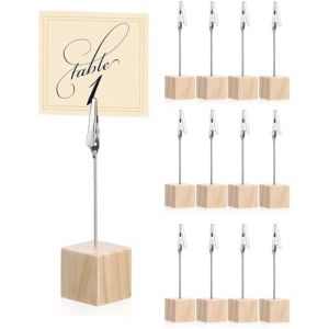 Frogetu 12 Support Photo a Poser,Porte Photos,Support Photo,Porte Photo Pince,Porte Photo sur Pied,Porte Photo,Pince Photo,Support Etiquette,Pince M&eacute;mo Support Photo,M&eacute;mo Clip Photo Pince Crocodile (O&Uuml; Bolitso, neuf)