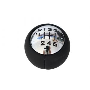 Pommeau Vitesse Pour PEUGEOT 807 pour Expert 2004-2011 PU cuir voiture manuel pommeau de levier de vitesse b&acirc;ton t&ecirc;te boule Pommeau levier vitesses (Taille : 6-speed) (wanghuaweilaile, neuf)
