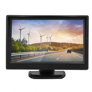 5 Pouces LCD Couleur TFT Moniteur Voiture Camera de Recul, IP65 Moniteur R&eacute;troviseur Syst&egrave;me de Vue Arri&egrave;re pour Voiture/v&eacute;hicule/Camion/Van/Camping-Car. (Hakeeta, neuf)