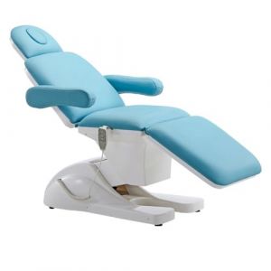UPWONEC Lit Électrique De Chaise De Tatouage, Lit D'Esthéticienne Pour Les Soins Du Visage De Beauté, Avec USB + Port De Charge Directe, Lit De Tatouage Professioanl Heavy Duty,Bleu (Panda-Sees, neuf)