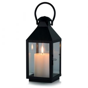 NUPTIO Lanternes Decorative Lanterne Jardin, Porte-Bougie Métal Lanterne Suspendue Rustique 26cm Haut, Lanterne Bougie Exterieur Interieur, Grande Lanterne Bougeoir pour Patio Cour Fête Mariage (BeautyTime24, neuf)