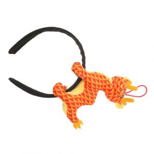 Healeved Bandeau Dragon Accessoire de Fête pour Nouvel An Chinois Bandeau de Chinois Décoration et Amusante pour Événements Festifs (Accompany JY, neuf)