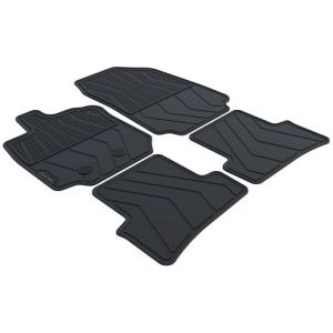 Kovvar Tapis en Caoutchouc Compatible avec Renault Clio 2005-2012 Correspondant à la Version: 3 | 3/5 Portes/Estate (Kovvar, neuf)