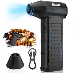 XJUGEZ Souffleur Air Comprim&eacute; avec Buse Amovible, D&eacute;poussi&eacute;reur Electrique 130 000 tr/min, 4 Vitesses, Souffleur Electrique pour PC,Clavier,Voiture,Feuilles,Neige, Barbecue,Design Star (XJUGEZ Electronics Products Shop EU-AGV, neuf)