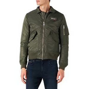 Schott NYC Mixte 210100rs Bombers, Sage Kaki, S EU (Fashion Store Retailer, neuf)
