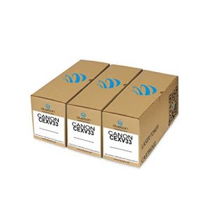 duston 3X CEXV33, 2785B002 Toner Noir Compatible avec Canon ir2520 ir2520i ir2525 ir2525i ir2530 ir2530i (duston, neuf)