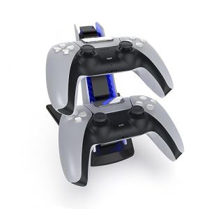 Station d'accueil de Chargeur de Manette pour PS5, Station d'accueil de Charge Double Manette de Jeu pour Sony Playstation 5 (Dwdzey, neuf)