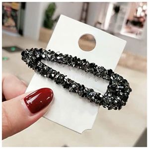 Épingle À Cheveux Strass brillant épingle en épingle à cheveux en épingle à cheveux en épingle à cheveux accessoires coiffure coiffure coiffure coiffure Épingle À Cheveux Mariage(Black) (钟祥市微琼维商贸有限公司, neuf)