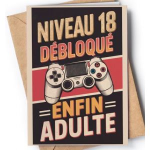 Greeting Cards for Everyone Carte Anniversaire 18 Ans - Cadeau 18 Ans Fille, Garcon Carte Joyeux Anniversaire pour Femme et Homme - Originale Cadeau pour Fille, Fils, S&oelig;ur, Fr&egrave;re ou Ami - EU 213 (Greetings Cards for Everyonee, neuf)