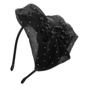 minkissy Serre-t&ecirc;te Bibi Pour Mariage Accessoire De T&ecirc;te &Eacute;l&eacute;gant Pour Soir&eacute;e Bandeau Bibi Confortable Pour Banquet Et Tea Party (Master Self, neuf)