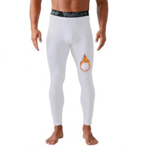VanKee Cale&ccedil;on Long Thermique Homme Leggings Thermiques pour Hommes Pantalon Homme Hiver sous-v&ecirc;tements Thermiques de Sport &eacute;lastiques et Respirants pour Ski Course &agrave; Pied Voyages (VANKEE, neuf)