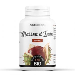 Marron d'Inde Bio 250mg - 200 gélules végétales 250 mg (123PLANTES, neuf)