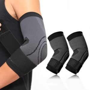 Coudière de Compression pour Tendinite et Épicondylite, Adaptée aux Hommes et Femmes, Coudière Sportive pour Tennis, Gym, Crossfit et Golf, Coudière Musculation (ycsyhqhysm-shop, neuf)