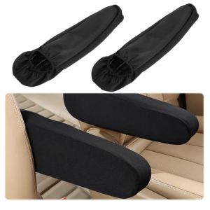 Lot de 2 housses d'accoudoir de siège avant de voiture, en tissu élastique, housses de protection universelles pour accoudoir de siège avant, accessoires de véhicule pour voiture, VUS, camion et (ZZXingMe, neuf)