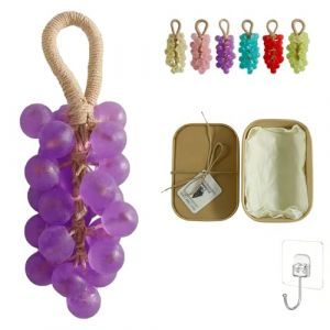 Savon au raisin, savon au raisin artisanal personnalis&eacute; Savon nettoyant doux, air frais &ndash; Cadeau pour hommes et femmes (D#) (KunNan-FR, neuf)