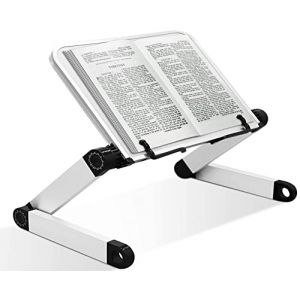 Porte Livre Extra Large,Support Livre Ergonomique,Support de Lecture Pliable à 360 DegréS et Portable, Mains Libres Pupitre de Lecture Peut êTre Utilisé Pour Contenir de Recette,Tablette Ordinateur (LYFETC, neuf)