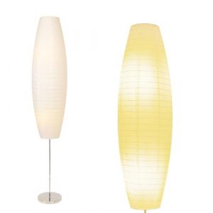 lianheng Lampadaire Papier, Lampe Papier de riz sur Pied Salon, Ovale Lampe D&eacute;co avec Interrupteur Pied de le Bureau et le Salon(2 pack) (LianHengGuangDian, neuf)