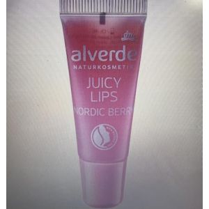 alverde Gloss à lèvres Naturkosmetik Juicy Lips Nordic Berry, 8 ml (ABglam, neuf)
