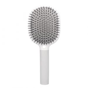 Brosse de massage 3D pour femme Peigne de massage auto-nettoyant rapide Brosse à cheveux antistatique Peigne à cheveux auto-nettoyant rapide Peigne à cheveux auto-nettoyant pour polir les cheveux (TengJingQi, neuf)
