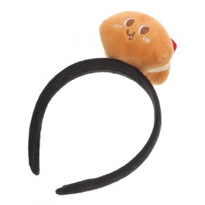 Healvian Personnalité De Dessin Animé Drôle Tête De Hot-Dog Bouton Costume De Chien Coiffe Trophée De Hot-Dog Squelette Bandeau Alimentaire Bandeau Halloween Costume Chaud Chapeau De (Le Sengyu, neuf)