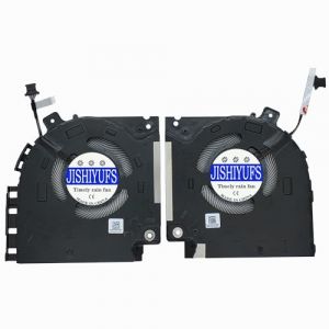 JISHIYUFS Nouveau CPU+GPU Ventilateur de Refroidissement pour Dell Alienware X15 R1 RTX30 Series 082VD4 0V0G61 0XXXXX DFS5K22305283T FND3 DFS5K22115371S FND2 DC5V 0.5A (LEQIJUN, neuf)