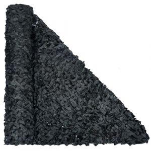 Filet de Camouflage Noir Rouleau en Vrac Filet Camouflage, 3x4m Voile D'Ombrage pour Le Camping, La D&eacute;co, Chasse Tir Filets D'&Eacute;cran de Confidentialit&eacute; (TIANLUO NET STORE, neuf)
