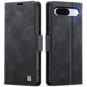 XKchatpt &Eacute;tui Portefeuille pour Google Pixel 8A, &eacute;tui en Cuir PU avec Porte-Stylo, Coque de t&eacute;l&eacute;phone avec Blocage RFID, 3 emplacements pour Cartes, Coque de Protection Antichoc (Noir) (Shenzhen Xingminghui Digital, neuf)