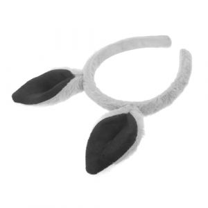 ELAYARD Bandeau Oreilles Kangourou Gris et Filles Accessoire et Confortable Fête Cosplay et Déguisement (Heyyii, neuf)