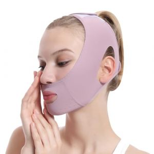 Muuookka Bandage de Raffermissement Du V Ligne, Sculpteur de pour Femmes, Ceinture de Lev&eacute;e Du Menton et des Joues, Sangle de Massage, Outil de Soin de la Peau Du (STARYAND LTD, neuf)