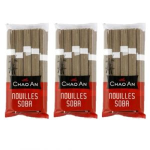 Lot 3x Nouilles Soba - Chao'an - paquet 500g (Toilinux, neuf)