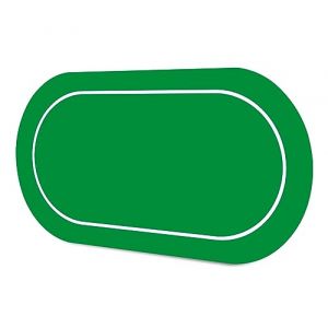 LaiEr Tapis de Poker 10 Joueurs Texas Hold'em Tapis en Caoutchouc Tapis de Poker pour Tables Table de Poker Portable Pliante pour Jeux de Poker Blackjack Casino (200*100*0.2cm,Green) (ChunSiFuShi, neuf)