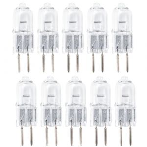 JZLBBC 10PCS Ampoule Halogène GY6.35 12V 24V 220V 20W 35W 50W 75W 100W G6.35 Perles d’Ampoule Halogène G6.35 / GY6.35 Base Bi-Pin Dimmable 220V-150W (Caihongstron, neuf)