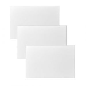 LUMASOUL Toile 90x60 cm - 3 Pi&egrave;ce - Toile &agrave; Peindre sur Ch&acirc;ssis - Toiles Vierges, Blanches - Id&eacute;ale pour la Peinture Acrylique et &agrave; L'huile ainsi que pour Les Croquis et Les Dessins (LumaSoul, neuf)