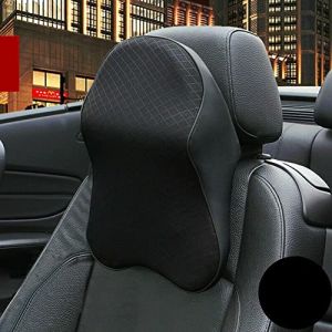 Coussin d'appui-t&ecirc;te de si&egrave;ge de voiture, oreiller d'appui-t&ecirc;te de voiture en mousse &agrave; m&eacute;moire de forme avec sangle r&eacute;glable, oreiller ergonomique for le cou de voiture, oreillers confortables for le (jianboshanghang, neuf)