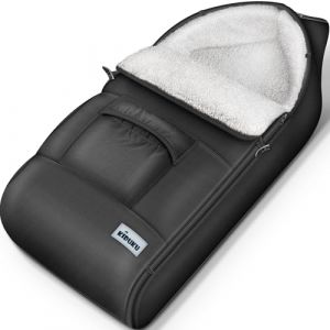KIDUKU Chancelière pour Poussette - Sac de Couchage bébé Lavable | Couvre-Pieds pour Coque bébé avec Fermeture éclair et Grande Poche (DWD-Company, neuf)