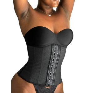MUUSE Gaine Amincissante Ventre Plat Femme, Ceinture Minceur, Serre Taille, Corset Sculptant Taille, Bustier Taille Fine, Soutient Dos, Correcteur de Posture (Curveless, neuf)