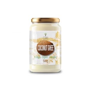 Ghee de Coco Bio, M&eacute;lange 50% Ghee Italien et 50% Huile de Coco, Format 250g, Naturel et Cr&eacute;meux (Family Foods, neuf)