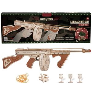 ROBOTIME Puzzle 3D en Bois Jouet Thompson, Maquette Jouet Fusil en Bois a Construire Adulte, Cadeaux pour Adultes Et Adolescents (Robotime, neuf)