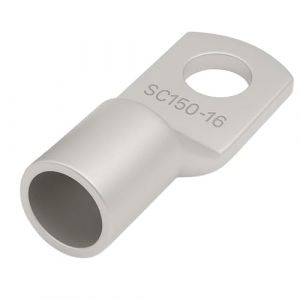 Lumonic 1x cosse tubulaire 150mm² M16 I cosse à sertir 150mm2 nue SC150-16 cosses annulaires 150mm², cosses de câble 150mm² I cosse annulaire, cosses (IT-Tronics GmbH, neuf)