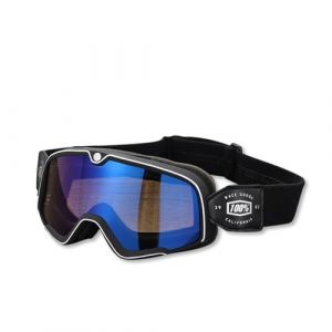 OLYSPM Lunette Moto Cross Vintage avec Double Doublure en Éponge et Sangle Élastique Antidérapante - Masque Coupe-vent, Anti-poussière, Protection UV (Glohamoras OÜ, neuf)