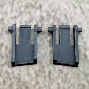 ULEIVA 1 paire (2 pi&egrave;ces) de pieds de clavier de rechange obliques noirs compatibles avec Logitech G15 Clavier de rechange Support de clavier Pieds Keybord (inclin&eacute;) (armaturenking, neuf)
