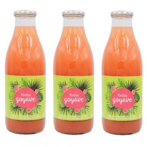 Lot 3x Nectar de goyave - Bouteille 1L (Toilinux, neuf)