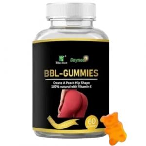 Gommeux Aux plantes - Gummies BBL - 60 Gélifiés (saveur palmier nain, maca). Courbes généreuses et fesses bombées. Pour avoir de grosses fesses, buttocks enlargement. (Beaurepaire Bien-Être, neuf)