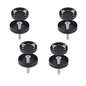 Puupaa Lot de 4 supports pour ordinateur Polar - En alliage d'aluminium - Support GPS - Fourche de 28,6 mm - Compatible avec guidon (LineFoforME, neuf)