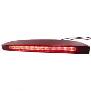 Riloer Troisième Feu de Stop pour Clio 2, 7700410753 Troisième feu arrière de frein arrière à montage haut, troisième feu stop à LED, compatible avec Renault Clio II 1998-2005, rouge (YONUIO, neuf)