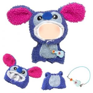 Lot de 3 v&ecirc;tements de poup&eacute;e bleus pour poup&eacute;es de 17 cm, ensemble d'accessoires de poup&eacute;e comprenant 1 combinaison, 1 chapeau, 1 pendentif pour fille pour meilleurs cadeaux sans poup&eacute;e (lulu-eu, neuf)