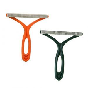 VICASKY 2 pi&egrave;ces Lingette R&eacute;utilisable Anti-poil de Chat Brosse Adh&eacute;sive Compacte pour V&ecirc;tements et Canap&eacute;s &Eacute;liminateur de Poils Animaux Portable Nettoyeur Pratique pour Maison et Voyage (Belicious Helper, neuf)